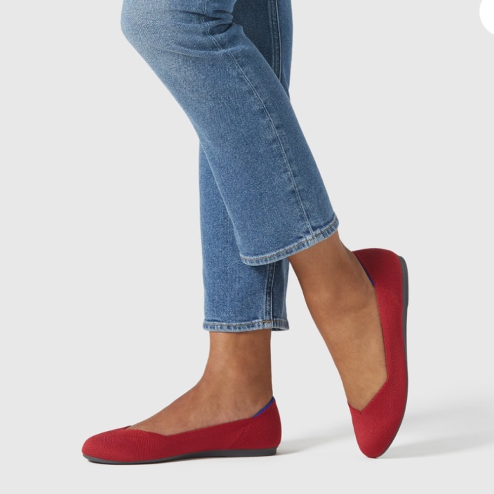 🍷🌶 Rothys awesome scooter red size 7 - Picture 4 of 11